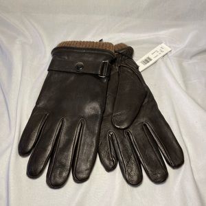 Never Worn Men’s London Fog Brown Leather Gloves